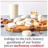 David's Cookies Butter Pecan Meltaways Sweet Sampler Tin - B...