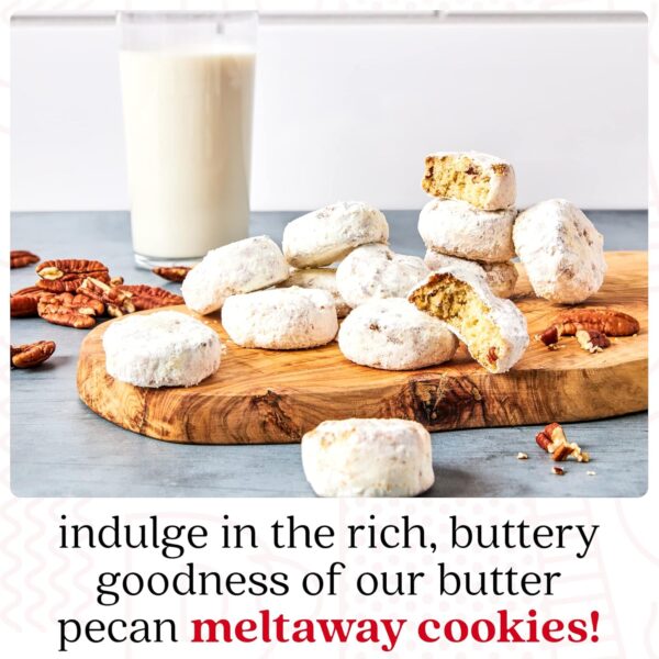 David's Cookies Butter Pecan Meltaways Sweet Sampler Tin - B...