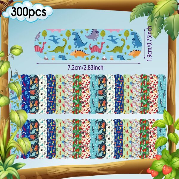 Patelai 300 Pieces Kids Bandages Bulk 10 Styles Children's A...