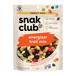 Snak Club Energizer Trail Mix with Roasted Salted Peanuts, R...