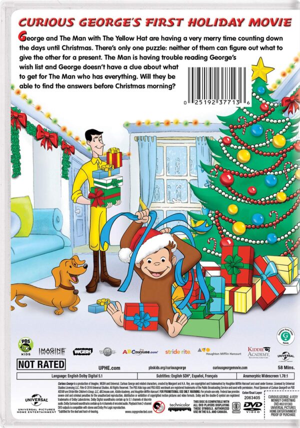Curious George: A Very Monkey Christmas