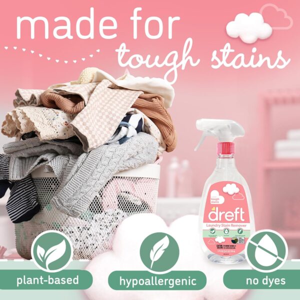 Dreft Stain Remover for Baby Clothes and Hypoallergenic Baby...