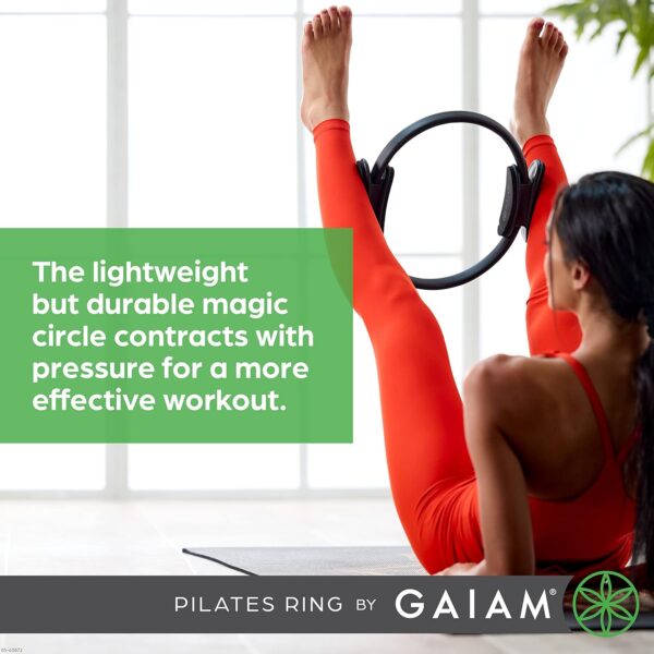 Gaiam Pilates Ring Fitness Circle - Lightweight & Durable Fo...
