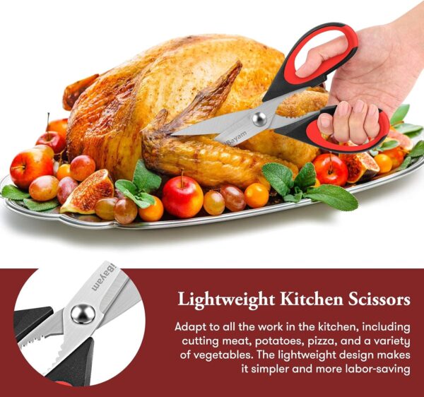 iBayam Kitchen Scissors All Purpose Heavy Duty, Kitchen Uten...
