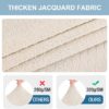 Smiry Stretch Jacquard Seat Covers for Dining Room Chairs Se...