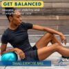 ProBody Pilates Ball 9 Inch - Small Exercise Ball for Stabil...