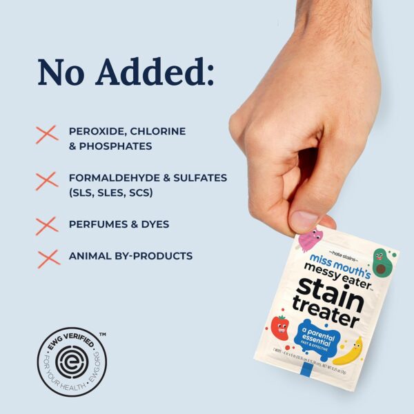 Miss Mouth's Messy Eater Stain Treater Wipes - 25 Pack Stain...