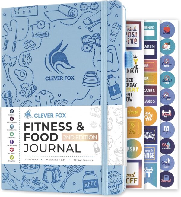 Clever Fox Fitness & Food Journal – Nutrition & Workout Plan...