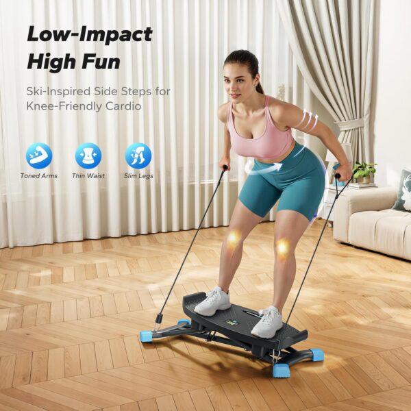 MERACH Slide Steppers for Home, Mini Stair Steppers Simulate...