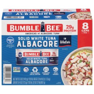 Bumble Bee Solid White Albacore Tuna in Water, 5 oz Can (Pac...