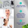 GuruNanda Tongue Scraper for Adults (2 Pack) with Travel Cas...