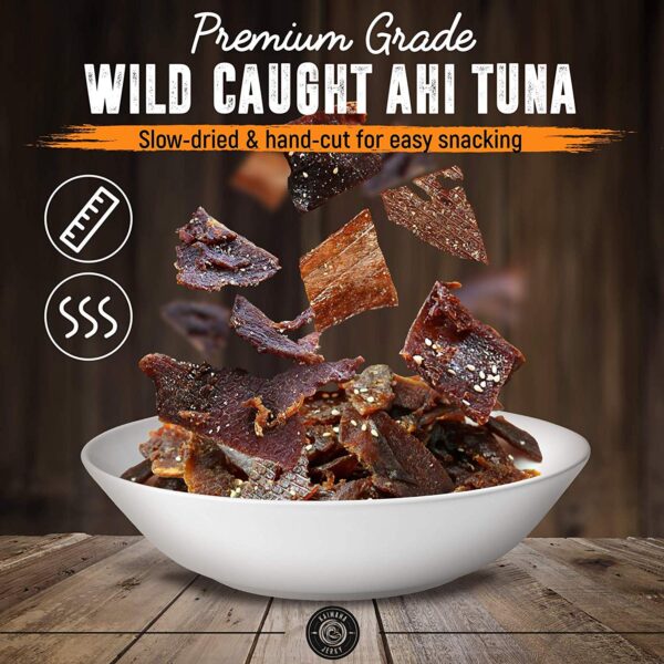 Kaimana Jerky Ahi Tuna Sampler Bundle - All Natural & Wild C...