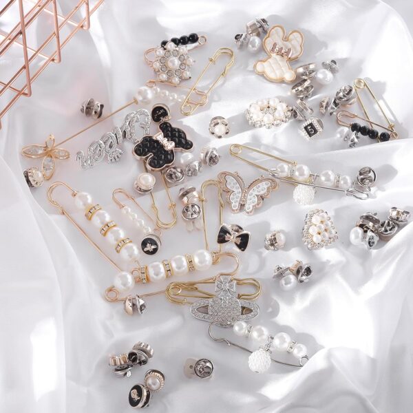 zgiraloca Charms for Socks Shoes,60pcs Bling Brooches and Sa...