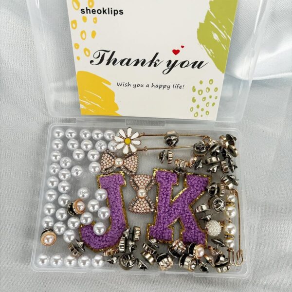sheoklips 88 Pcs DIY Charms for Socks Safety Brooch Pins Soc...