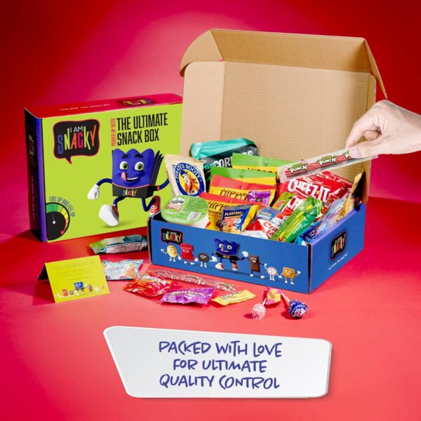 I AM Snacky - Snack Box Care Package + Greeting Card - SNACK...