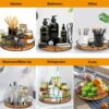Lazy Susan Turntable Organizer for Cabinet Pantry Kitchen Co...
