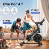 MERACH Exercise Bike, Brake Pad Stationary Bike with Exclusi...