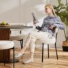 Sweetcrispy Dining Chairs Set of 4, Boucle Upholstered Moder...