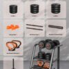 FEIERDUN Adjustable Dumbbells, 20/30/40/45/70/90lbs Free Wei...