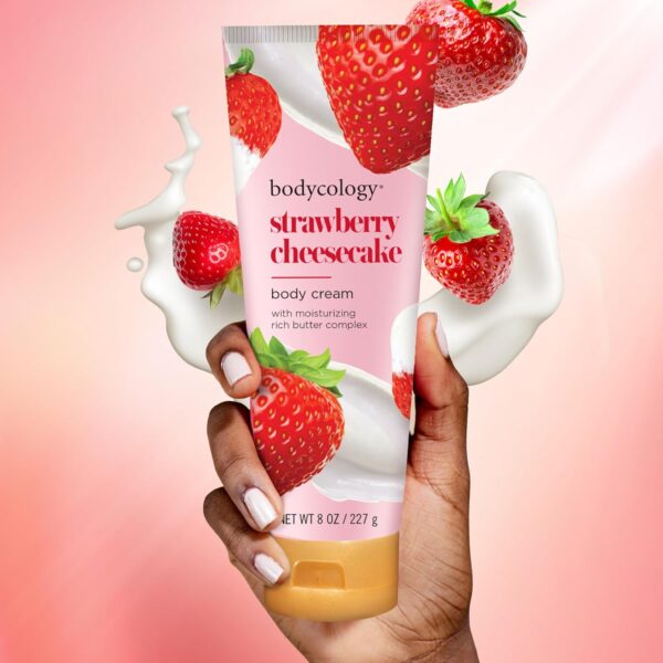 Bodycology Shea Butter Body Cream, Strawberry Cheesecake, 8 ...