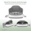 Dream On Me Cozy Pod Booster Seat with Removable Cover in Gr...