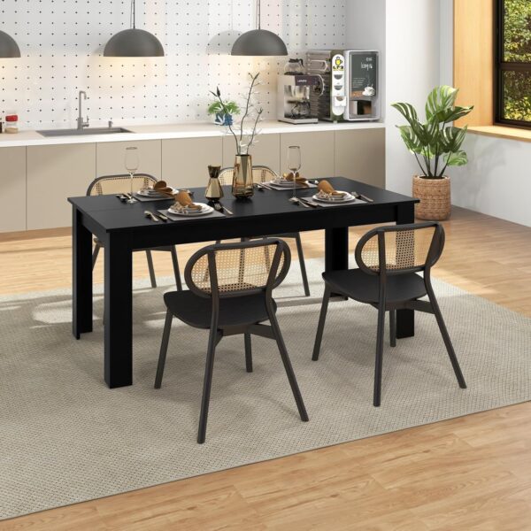 Giantex Dining Table for 6, Rectangular Kitchen Table with 3...