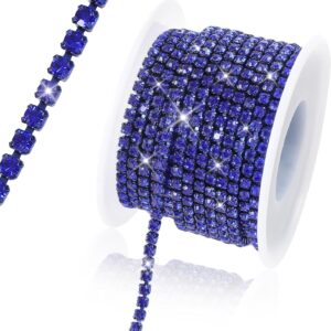 10 Yards 3 MM Rhinestone Chain Trim Crystal Close Trim for S...