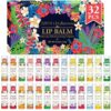 32 Pack Lip Balm, Natural Lip Balm Bulk with Vitamin E and C...