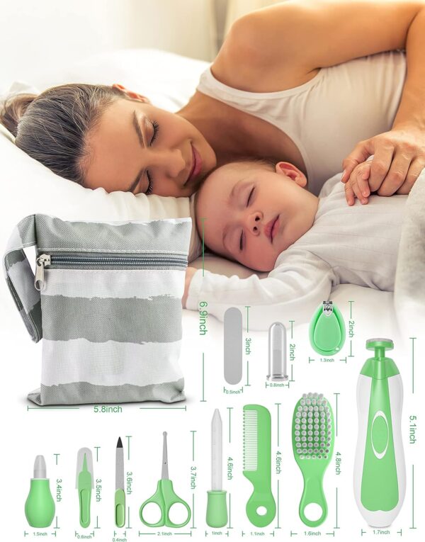OTTOLIVES Baby Healthcare and Grooming Kit, 24 in 1 Baby Ele...
