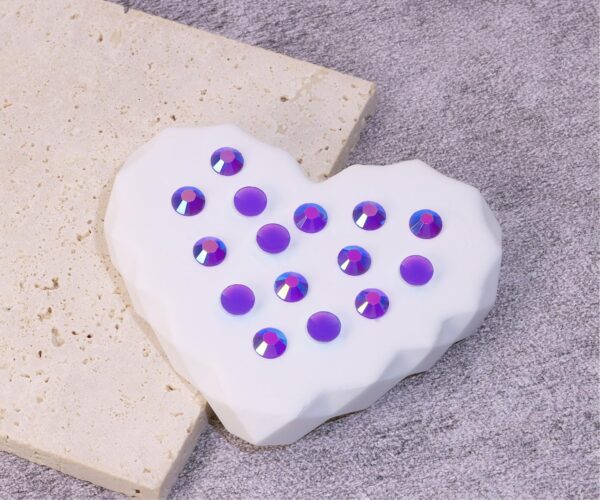 Resin Flatback Rhinestones Gemstone Beads Round Crystal Gems...