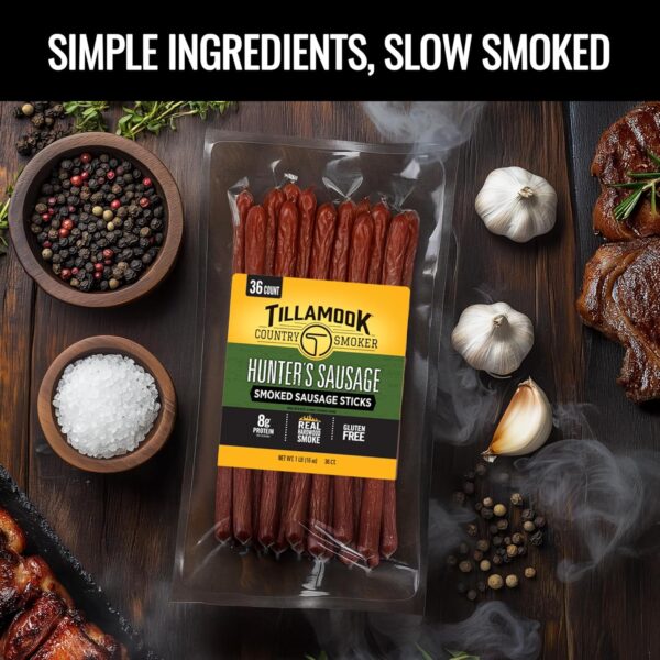 Tillamook Country Smoker Real Hardwood Smoked Sausages, Hunt...