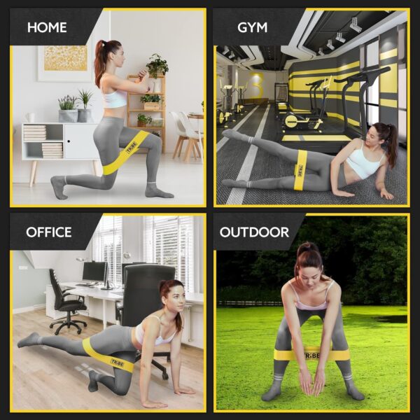 Fabric Resistance Bands for Working Out - Booty Bands for Wo...
