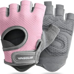 VINSGUIR Breathable Workout Gloves for Women, Weight Lifting...
