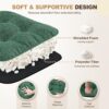 downluxe Indoor Chair Cushions for Dining Chairs, Tufted Ove...