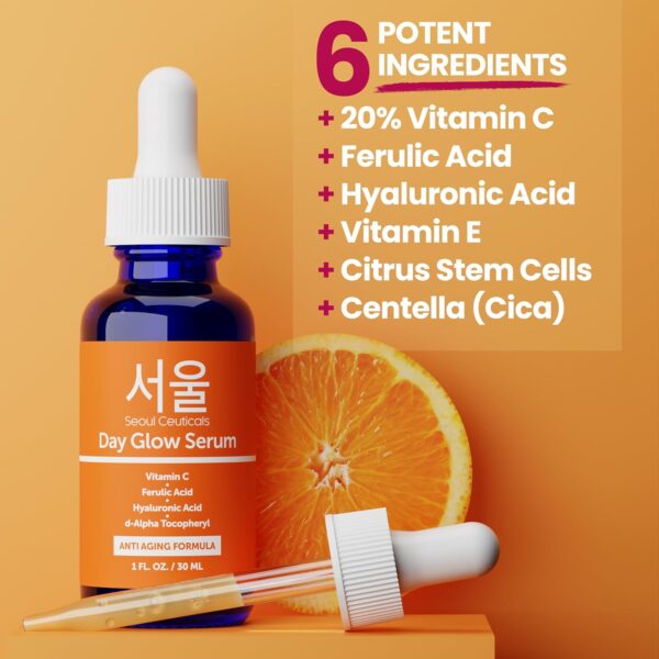 SeoulCeuticals Korean Skin Care 20% Vitamin C Hyaluronic Aci...
