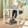 Sunny Health & Fitness Sitting Under Desk Elliptical Exercis...