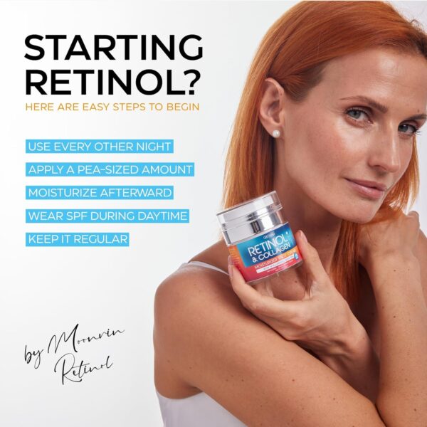 Retinol Cream for Face with Hyaluronic Acid, Anti Aging Wrin...