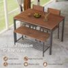 Giantex Dining Table Set for 4, 43" Kitchen Table and Chairs...
