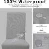 Easy-Going 100% Waterproof Dining Room Chair Cover Set of 6,...