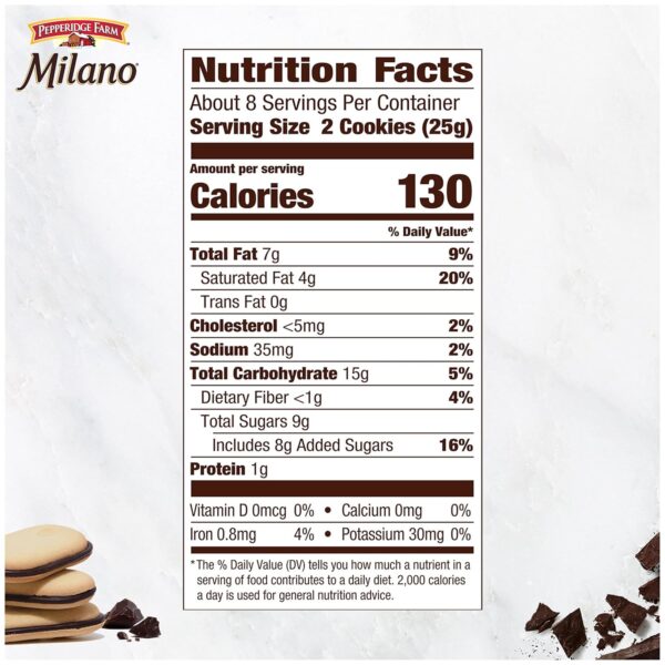 Pepperidge Farm Milano Cookies, Raspberry Chocolate, 7 oz. B...