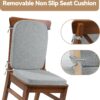 HOMBYS Kitchen Chair Back Cushion & Seat Cushion, Dining Roo...