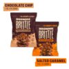 Brownie Brittle – Chocolate Chip & Salted Caramel Thin and C...