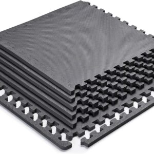 Marcy EVA Foam Interlocking Flooring Mat High Density Non-Sl...