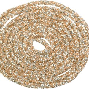 MECCANIXITY 2.5 Yard 7mm 0.28 inch Glitter Sequins Rope Sequ...