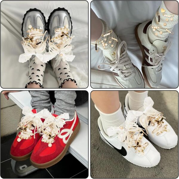 Shoe Charms for Sneakers, Charms for Shoe Shoelace Junk Sock...