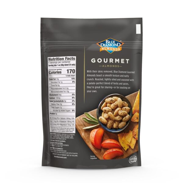 Blue Diamond Almonds, Gourmet Specialty Garlic, Herb, and Ol...