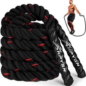 HPYGN Jump Rope, Weighted Jump Rope for Men women, 2.8lb 3.8...