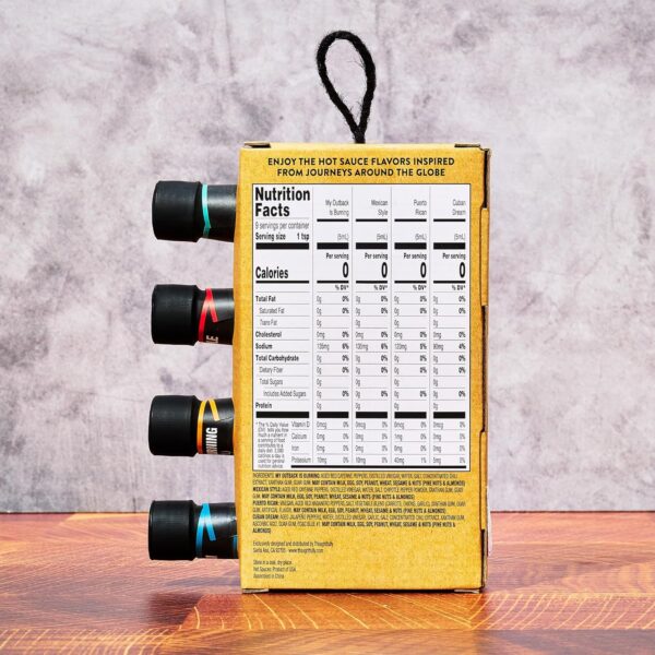 Thoughtfully Gourmet, Global Hot Sauce Gift Set, Internation...