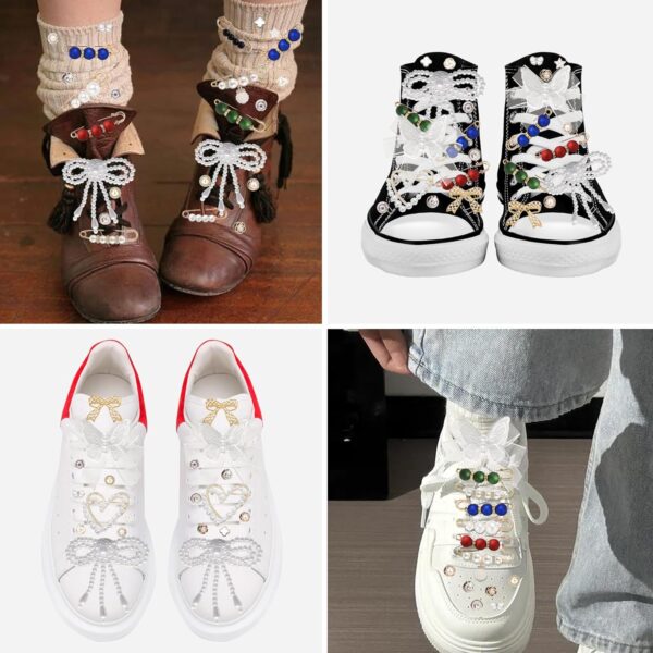 36PCS Shoe Charms for Sneakers,Jewelry Bows Charm Decoration...
