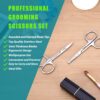 Facial Hair Small Grooming Scissors For Men Women - Eyebrow,...